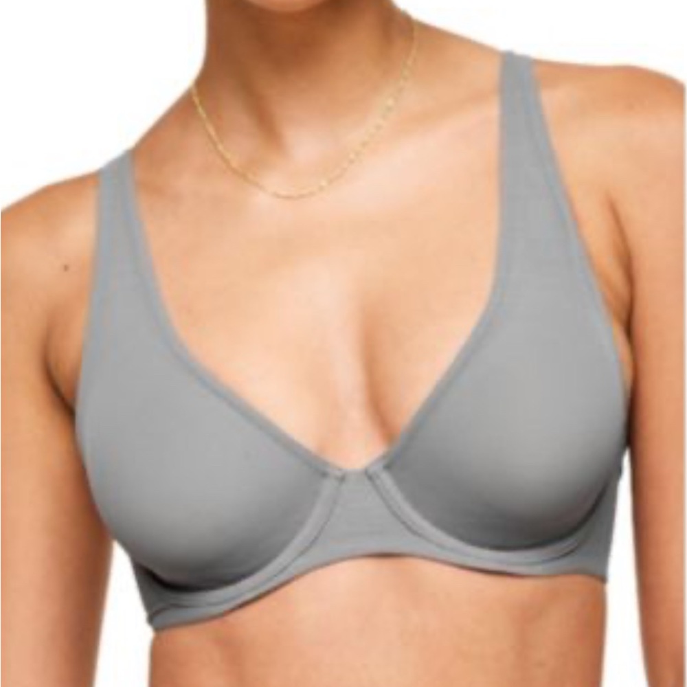 Gray Underwire Bra